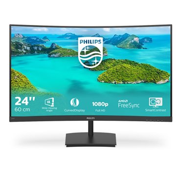 Philips E Line 241E1SCA/00 computer monitor 59.9 cm (23.6 ) 1920 x 1080 pixels Full HD LCD Black