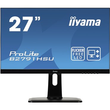 iiyama ProLite B2791HSU-B1 LED display 68.6 cm (27 ) 1920 x 1080 pixels Full HD Black