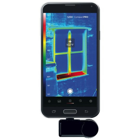 Seek Thermal CQ-AAA värmekamera Svart 320 x 240 pixlar
