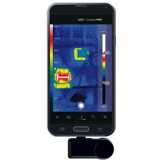 Seek Thermal CQ-AAA värmekamera Svart 320 x 240 pixlar