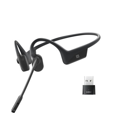 Shokz OpenComm UC Headset Wireless Ear-hook Office/Call center Bluetooth Black