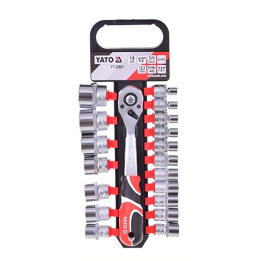 Yato YT-38681 Socket wrench set 19 pc(s)