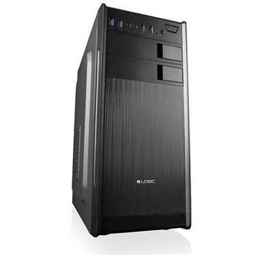 Computer case LOGIC K23 USB 3.0 X 2 black  without power supply