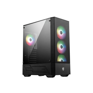 MSI MAG FORGE 112R computer case Midi Tower Black  Transparent