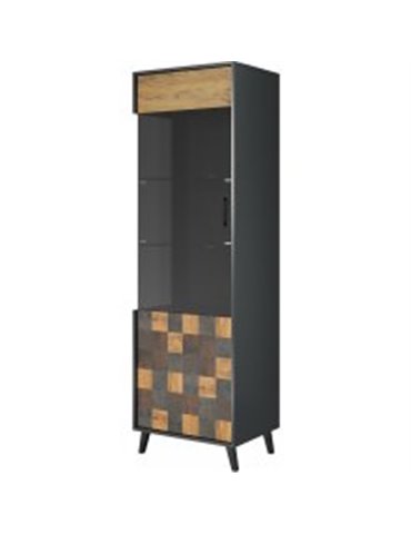 Cama MEBLE Cama display cabinet 1D SOUL 192/60/45