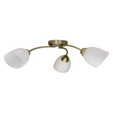 Classic chandelier pendant ceiling lamp Activejet BENITA Patina triple 3xE27 for living room