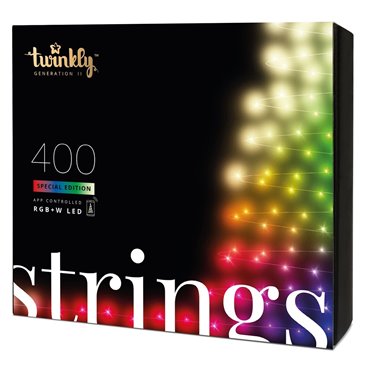 TWINKLY Strings 400 Special Edition (TWS400SPP-BEU) Smart Christmas tree lights 400 LED RGB+W 32 m