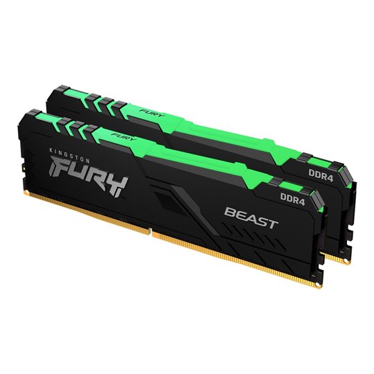 FURY Beast RGB memory module 16 GB 2 x 8 GB DDR4 3600 MHz FURY Beast RGB memory module 16 GB 2 x 8 GB DDR4 3600 MHz
