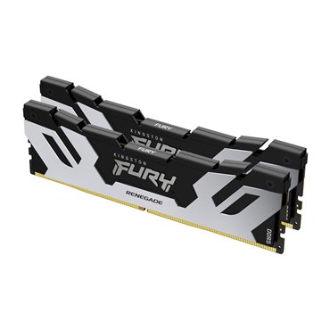 Kingston Technology FURY 96GB 6000MT/s DDR5 CL32 DIMM (Kit of 2) Renegade Silver XMP