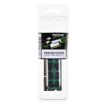 Patriot Memory 4GB DDR3 SODIMM memory module 1333 MHz