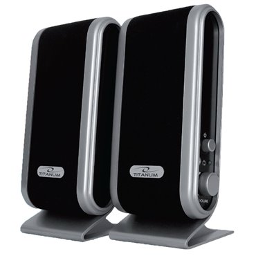 Titanum TP102 speaker set 2.0 channels 2 W Black