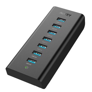 AUKEY CB-H3 interface hub Black