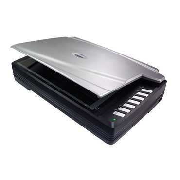 Plustek A360 Plus Flatbed scanner 600 x 600 DPI A3 Black  Silver