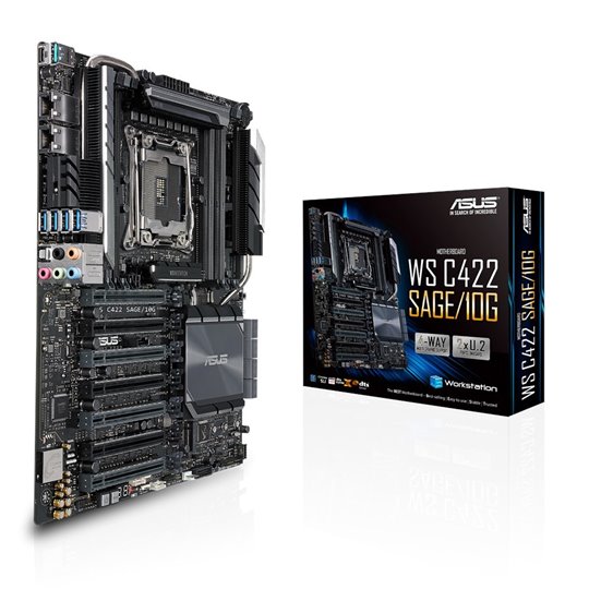 ASUS WS C422 SAGE/10G Intel® C422 LGA 2066 (Socket R4) CEB ASUS WS C422 SAGE/10G Intel® C422 LGA 2066 (Socket R4) CEB