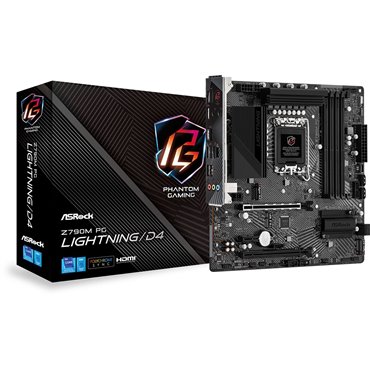 Asrock Z790M PG Lightning/D4 Intel Z790 LGA 1700 micro ATX