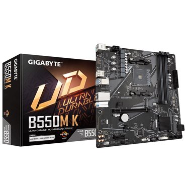 Gigabyte B550M K 1.0 motherboard AMD B550 Socket AM4 micro ATX