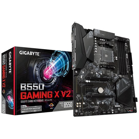Gigabyte B550 Gaming X V2 Socket AM4 ATX AMD B550 Gigabyte B550 Gaming X V2 Socket AM4 ATX AMD B550