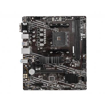 MSI A520M PRO Socket AM4 micro ATX