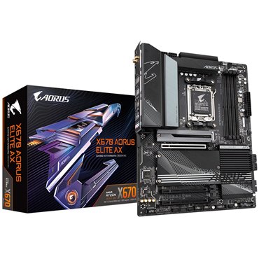 Gigabyte X670 AORUS ELITE AX motherboard AMD X670 Socket AM5 ATX