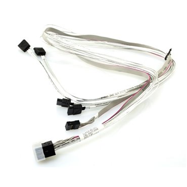 Supermicro CBL-SAST-0556 Serial Attached SCSI (SAS) cable Black  White