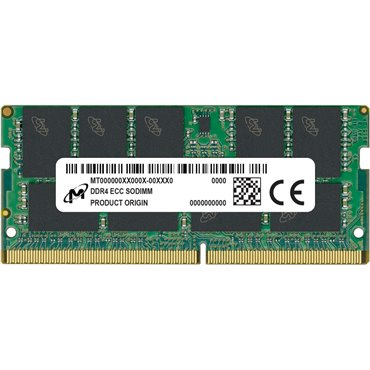 Micron SO-DIMM ECC DDR4 16GB 1Rx8 3200MHz PC4-25600 MTA9ASF2G72HZ-3G2R