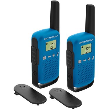 Motorola TALKABOUT T42 two-way radio 16 channels Black Blue