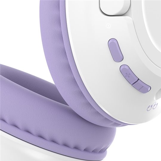 Belkin SOUNDFORMINSPIRE OVEREAR HEADSET LAV Kabel & Trådlös Huvudband Samtal/musik USB Type-C Bluetooth lavendel, Vit
