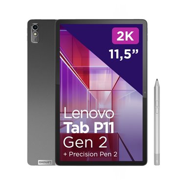 Lenovo Tab P11 128 GB 29.2 cm (11.5 ) Mediatek 4 GB Wi-Fi 6E (802.11ax) Android 12 Grey
