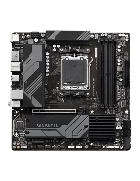 Gigabyte B650M DS3H moderkort AMD B650 AM5-sockel micro ATX Gigabyte B650M DS3H moderkort AMD B650 AM5-sockel micro ATX