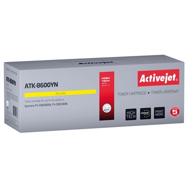 Activejet ATK-8600YN toner (replacement for Kyocera TK-8600Y Supreme 20000 pages yellow)