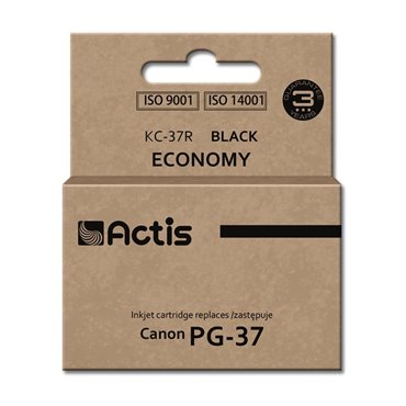 Actis KC-37R ink for Canon printer Canon PG-37 replacement Standard 12 ml black