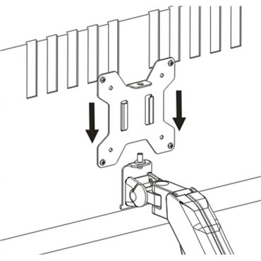 HOLDER FOR 1 LED/LCD MONITOR 13-27  L-11GD ART