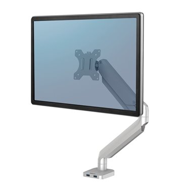 Fellowes Ergonomics arm for 1 monitor - Platinum series  silver