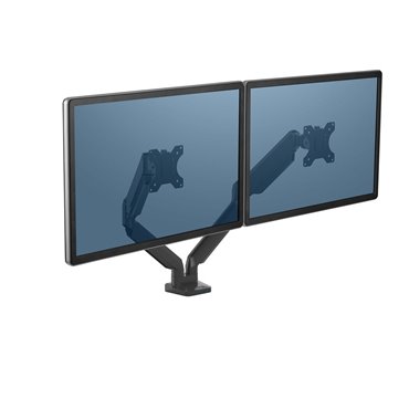 Fellowes Ergonomics arm for 2 monitors - Platinum series  black