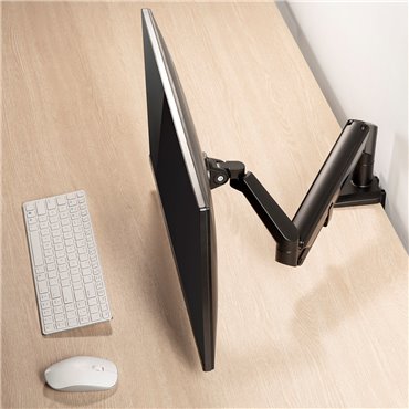 Ergo Office ER-405B Monitor Bracket Holder Table Desk Mount Arm Swivel Tilt Rotatable 13  - 32  VESA