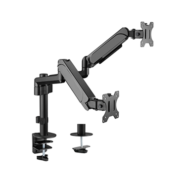 Gembird MA-DA2P-01 Adjustable desk 2-display mounting arm  17”-32”  up to 9 kg