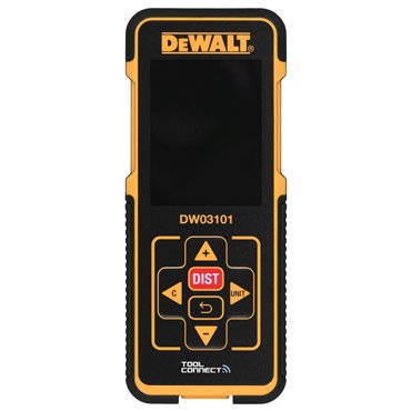 DeWALT DW03101 Laser distance meter Black Yellow 100 m