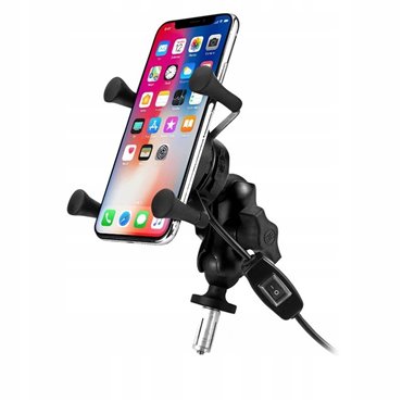 FreedConn MOTORBIKE PHONE HOLDER FREEDCONN MC7W WITH INDUCTIVE CHARGER