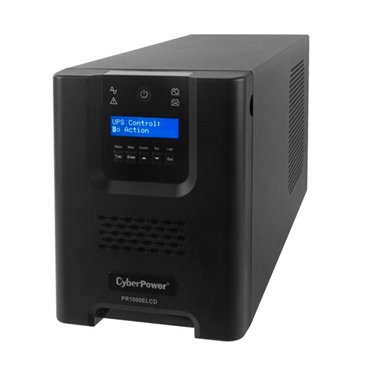 CyberPower PR1000ELCD uninterruptible power supply (UPS) 1 kVA 900 W 8 AC outlet(s)