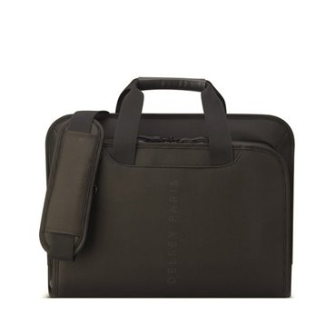 DELSEY 2-CPT LAPTOP BAG 15.6  BLACK