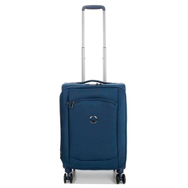 DELSEY SUITCASE DOUBLE WHEELS 55CM LIGHT BLUE