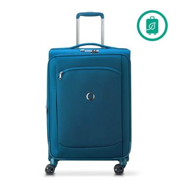 DELSEY SUITCASE DOUBLE WHEELS 68CM LIGHT BLUE