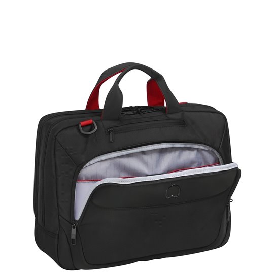 DELSEY 2-CPTS laptop case 39.6 cm (15.6 ) Backpack Black