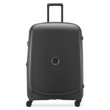 DELSEY CASE BELMONT PLUS 76CM 4 DOUBLE WHEELS EXPANDABLE TROLLEY CASE BLACK