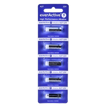everActive 5 x alkaline batteries everActive 27A 12V- blister 5 pcs.
