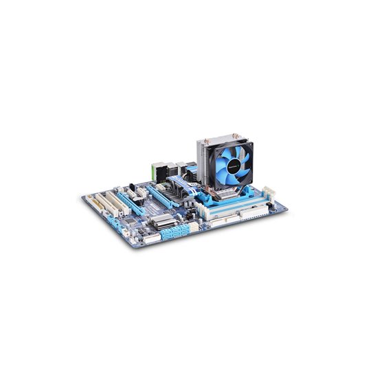 DeepCool ICE EDGE MINI FS V2.0 Processor Luftkylare 8 cm Svart, Blå, Silver 1 styck