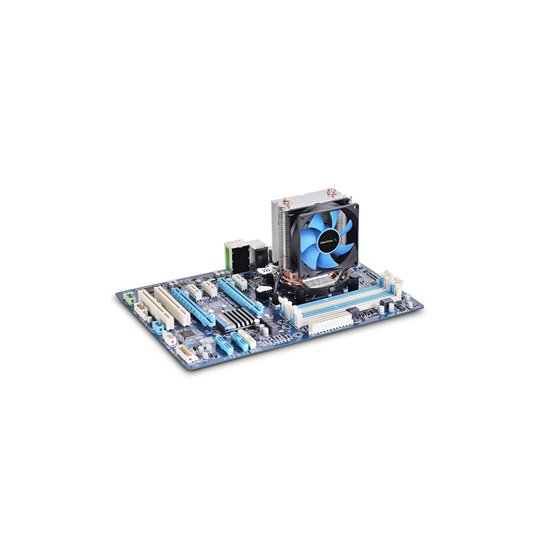 DeepCool ICE EDGE MINI FS V2.0 Processor Luftkylare 8 cm Svart, Blå, Silver 1 styck