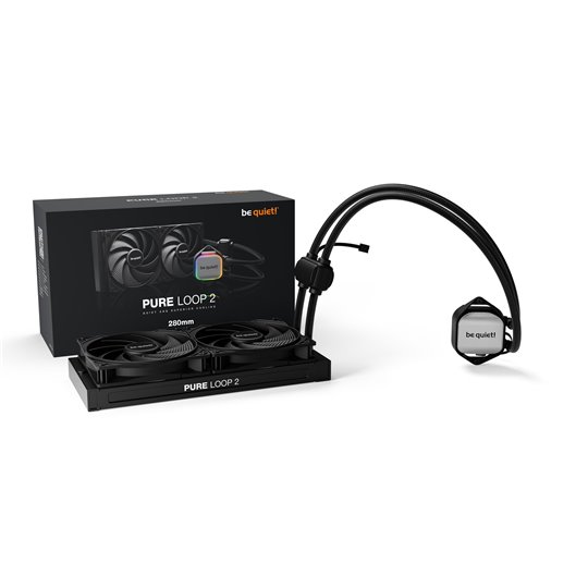 be quiet! Pure Loop 2 | 280mm Processor Allt-i-ett vätskekylare 14 cm Svart 1 styck