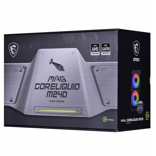 MSI Chłodzenie wodne MSI MAG CORELIQUID M240 MSI Chłodzenie wodne MSI MAG CORELIQUID M240