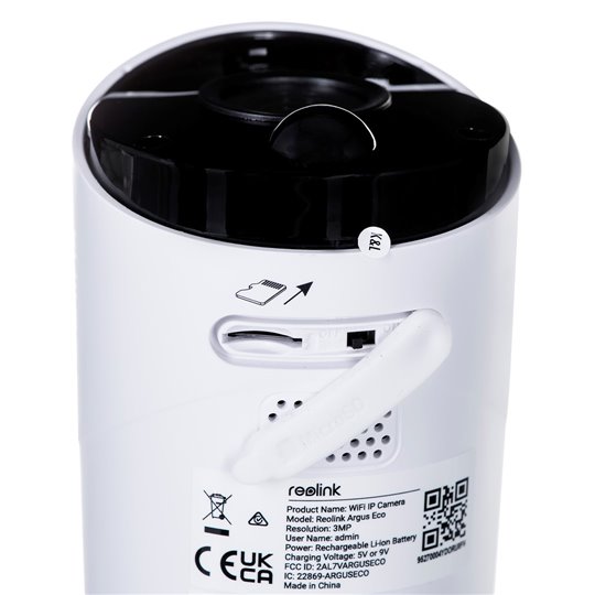 Reolink IP Camera REOLINK ARGUS ECO (V2) WIFI 3MP White